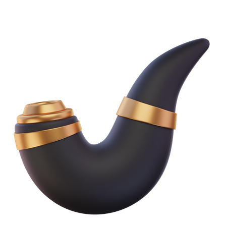 喫煙用パイプ  3D Icon