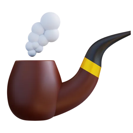 Smoking Pipe  3D Icon