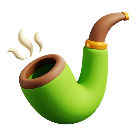 Smoking Pipe  3D Icon