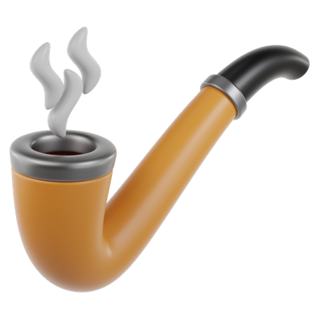 Smoking Pipe  3D Icon