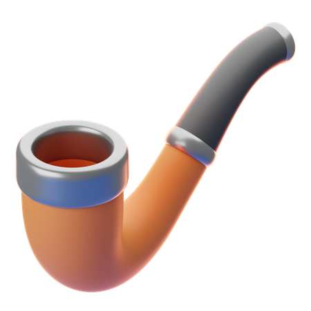 Smoking Pipe  3D Icon