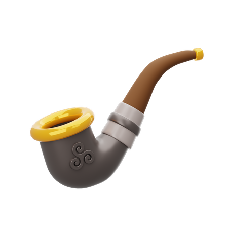 Smoking Pipe  3D Icon