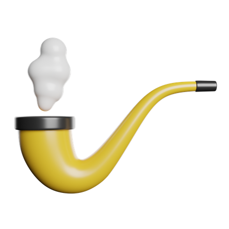 Smoking Pipe  3D Icon