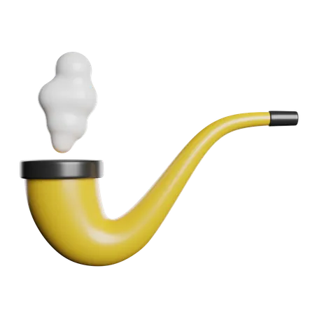 Smoking Pipe  3D Icon