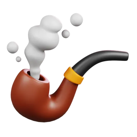 Smoking Pipe  3D Icon