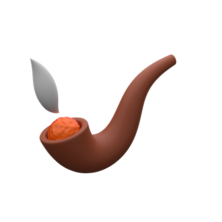 Smoking Pipe  3D Icon