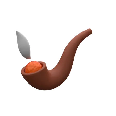 Smoking Pipe  3D Icon