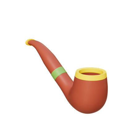 Smoking Pipe  3D Icon