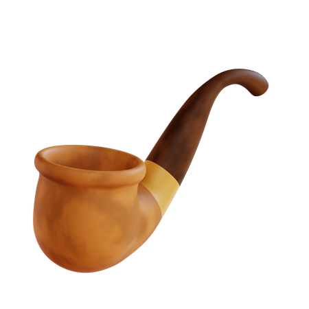 Smoking Pipe  3D Icon