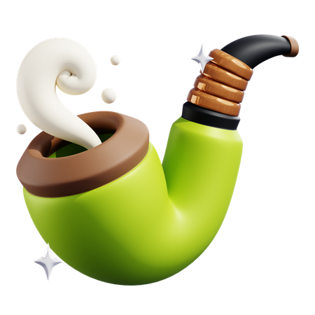 Smoking Pipe  3D Icon
