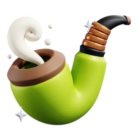 Smoking Pipe  3D Icon