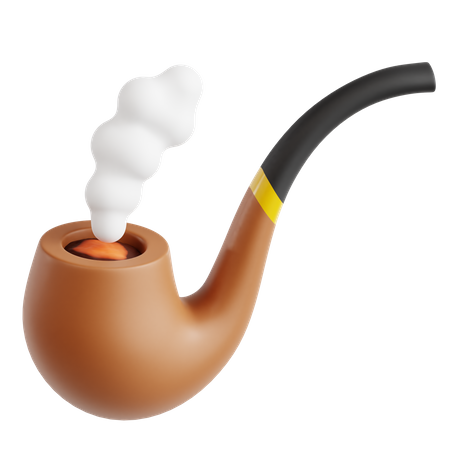 Smoking Pipe  3D Icon