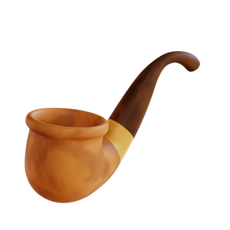 Smoking Pipe  3D Icon