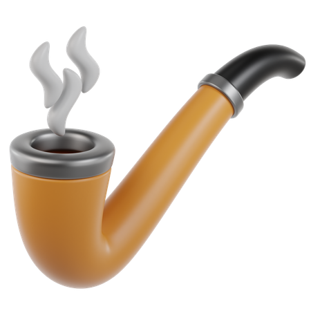 Smoking Pipe  3D Icon