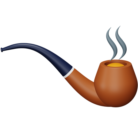 Smoking Pipe 3D Icon