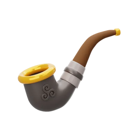 Smoking Pipe  3D Icon