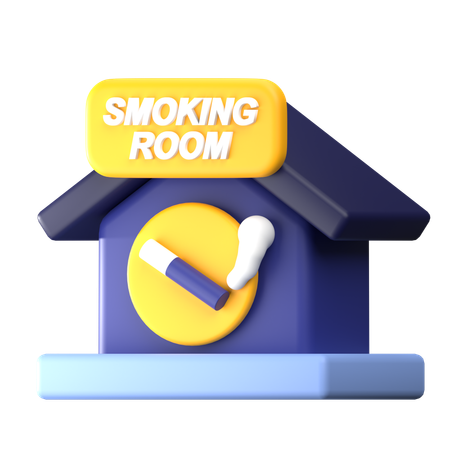 Smoking Room  3D Icon