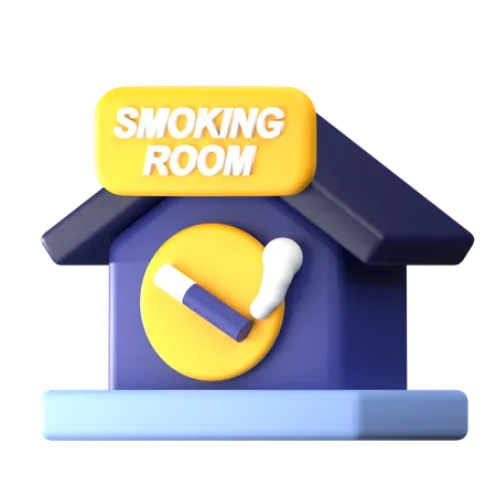 Smoking Room  3D Icon