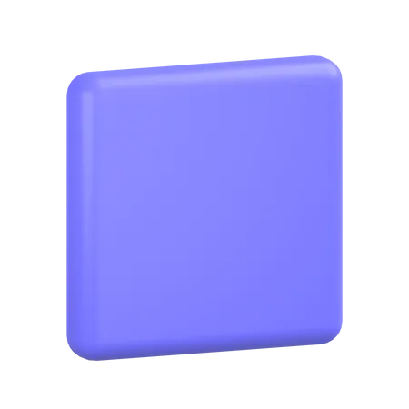 Smooth-square  3D Icon