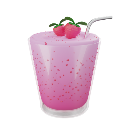 Smoothie de Morango  3D Icon