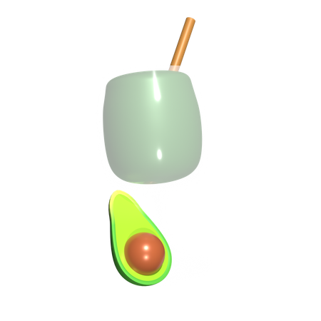 Smoothie vert  3D Icon