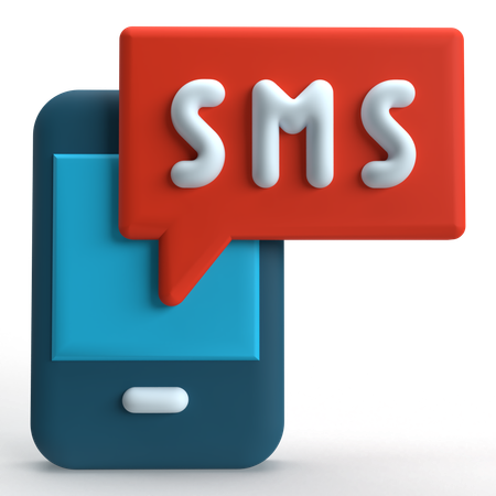 SMS  3D Icon