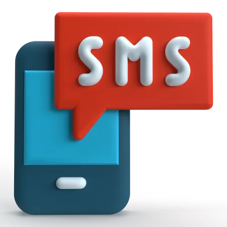 SMS  3D Icon