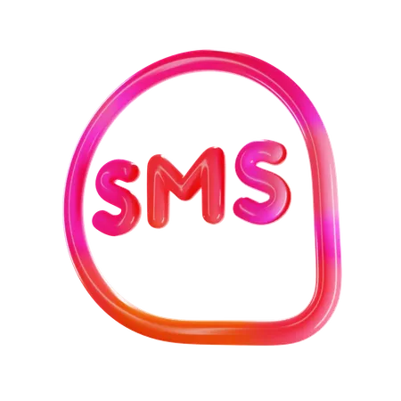 Sms  3D Icon