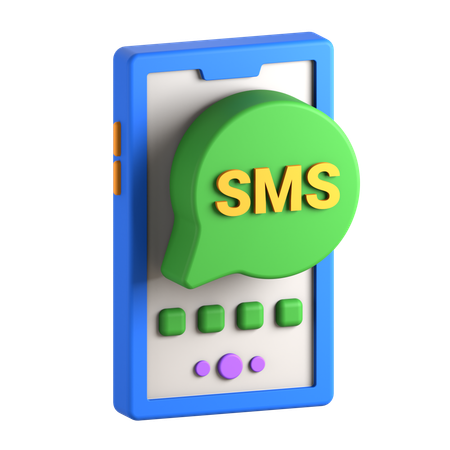 SMS moviles  3D Icon