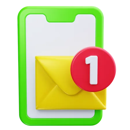 Sms não lidos  3D Icon