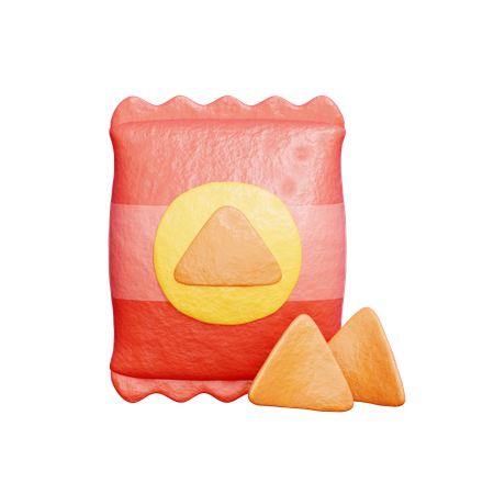 Snack Chips  3D Icon