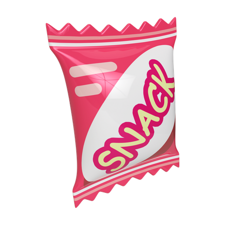 Snack Package  3D Icon