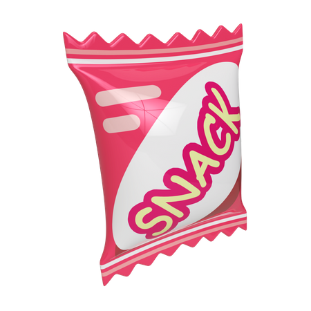Snack Package  3D Icon