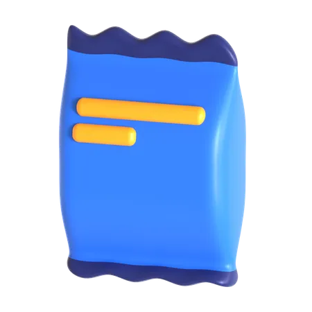 Snack Packet  3D Icon