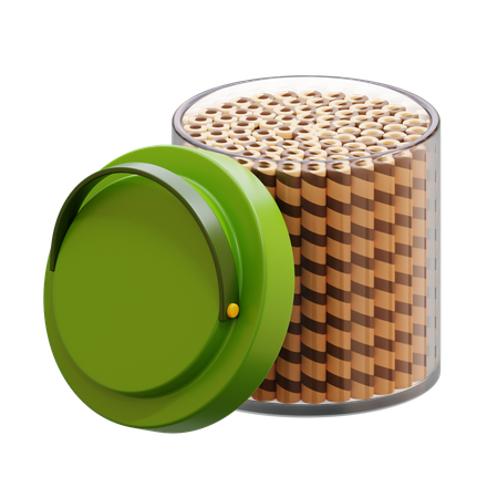 Snackbrötchenglas  3D Icon