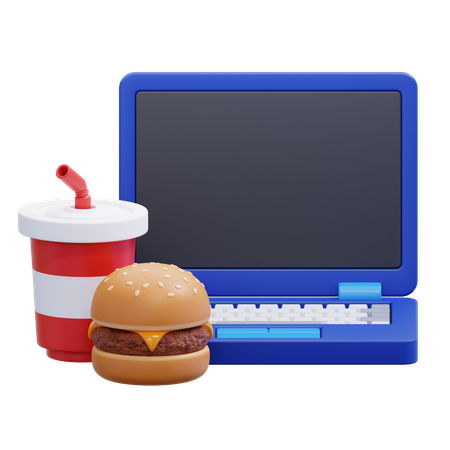 Snacks bei der Arbeit  3D Icon