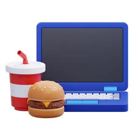 Snacks bei der Arbeit  3D Icon