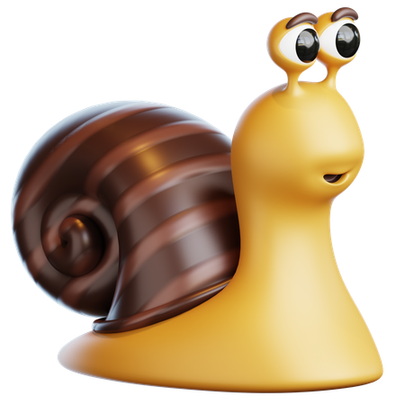 Snail  3D Icon