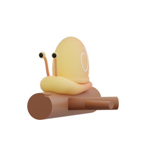 Snail 3D Illustration