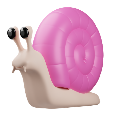 Snail Emoji  3D Icon