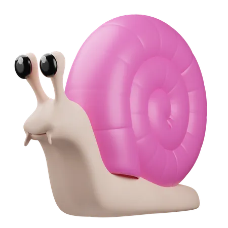 Snail Emoji  3D Icon