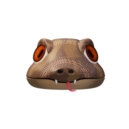 蛇  3D Icon