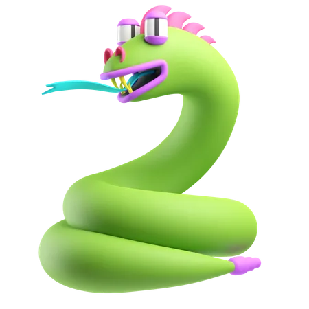 Snake  3D Icon