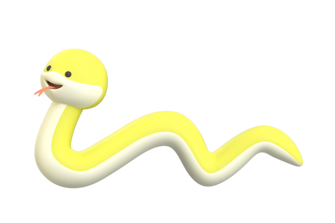 Snake  3D Icon