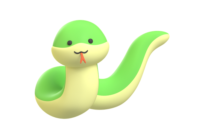 Snake  3D Icon