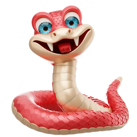 Snake  3D Icon