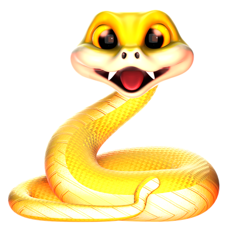 Snake  3D Icon