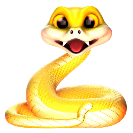 Snake  3D Icon