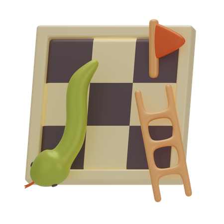 Snakes And Ladders  3D Icon