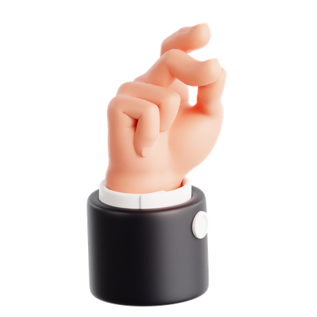 Snap Fingers Hand Gesture  3D Icon